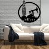 Oil Rig Offshore Custom Metal Name Sign Driller Derrickhand Motorman Roughneck 2