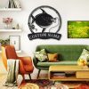 Opahs Fish Fishing Pole Metal Art Personalized Metal Name Sign Decor Home Gift for Fisherman 4