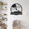 Paragliding Metal Sign Personalized Metal Name Signs Home Decor Sport Lovers Gifts 4