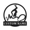 Pole Dance Metal Sign Personalized Metal Name Signs Home Decor Sport Lovers Gifts 1