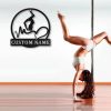 Pole Dance Metal Sign Personalized Metal Name Signs Home Decor Sport Lovers Gifts 2