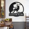 Rock Climbing Metal Sign Personalized Metal Name Signs Home Decor Sport Lovers Gifts 3