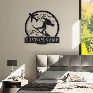 Skysurfing Sport Metal Sign Personalized Metal Name Signs Home Decor Sport Lovers Gifts 3