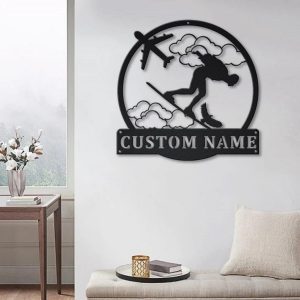 Skysurfing Sport Metal Sign Personalized Metal Name Signs Home Decor Sport Lovers Gifts 4