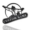 Snowboarding Metal Sign Personalized Metal Name Signs Home Decor Sport Lovers Gifts 1 1
