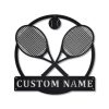 Tennis Metal Sign Personalized Metal Name Signs Home Decor Sport Lovers Gifts 1