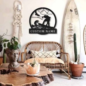 Wakeboarding Metal Sign Personalized Metal Name Signs Home Decor Sport Lovers Gifts 2