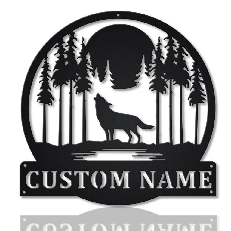 Deer Landscape Metal Sign Personalized Metal Name Signs Deer Hunting Sign T For Hunter 1510