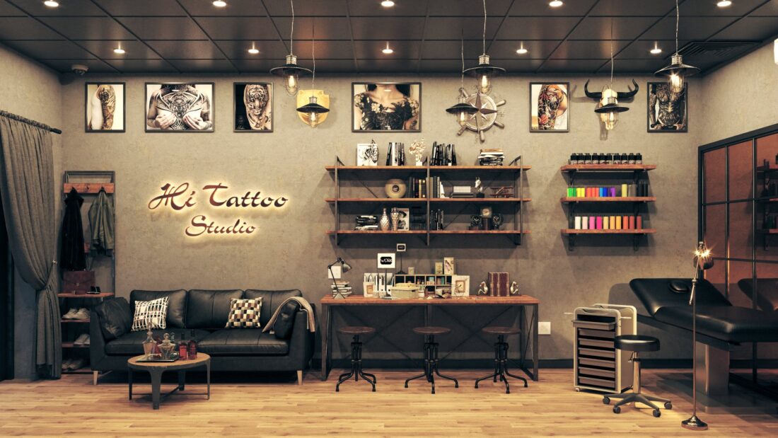 Atelier Eva tattoo studio in Williamsburg is designed to feel like a spa