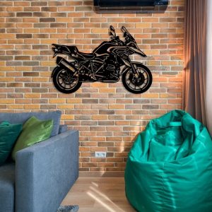BMW R1200GS Metal Wall Art Tour Motorcycle Personalized Metal Name Signs Garage Decor Gift for Biker 3