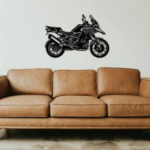 BMW R1200GS Metal Wall Art Tour Motorcycle Personalized Metal Name Signs Garage Decor Gift for Biker 4