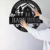 Barn House Personalized Metal Signs Rustic Entrance Farmhouse Decor Farm Metal Signs Warehouse Vintage Decor Family Farm Sign 3 1