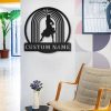 Contemporary Dance Metal Art Personalized Metal Name Signs Decor for Room Dancer Gift 2