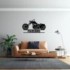 Custom Classic Motorcycle Metal Art Personalized Metal Name Sign Motorcycle Garage Decor Gift for Biker 2