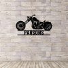 Custom Classic Motorcycle Metal Art Personalized Metal Name Sign Motorcycle Garage Decor Gift for Biker 5
