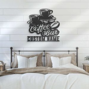 Custom Coffee Bar Decor Personalized Metal Signs Home Decor Kitchen Decoration Patio Housewarming Christmas Gift 3