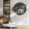 Custom Coffee Bar Metal Wall Art Personalized Metal Sign Home Decor Kitchen Decoration Patio Housewarming Gift Cafe Shop Decor 1