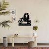 Custom Couple Motorcycle Metal Wall Art Personalized Metal Name Signs Home Decoration Valentines Day Gift 3 1