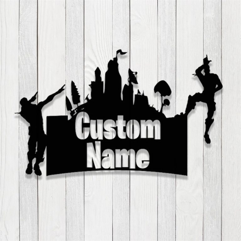 Custom Game Room Sign Personalized Gamer Name Metal Sign Gaming Home