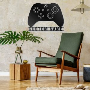 Custom Gamer Name Sign Game Room Decor Birthday Gifts for Gamer 2