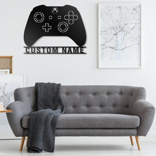 Custom Gamer Name Sign Game Room Decor Birthday Gifts for Gamer