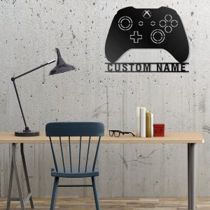 Custom Gamer Name Sign Game Room Decor Birthday Gifts for Gamer 4