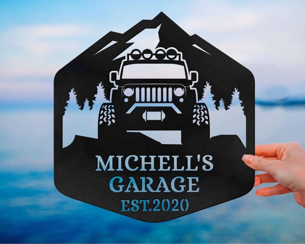 Customized Off Road Metal Sign Garage Metal Sign Mancave Decor Personalized Metal Signs Camping Metal Sign Mountain Jeep Life Gift For Him