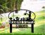 Elegant Metal Garden Stakes, Personalized Laser Cut Metal Signs Decoration with Hollow Silhouettes for Lawn, Outdoor Yard Scene