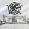 Fish Duck Hunting Metal Wall Art Personalized Hunter Name Signs Hunting Sign Cabin Decoration Gift for Hunter 2