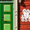 Flip Flops Metal Art Custom House Number Sign Address Signs Beach House Decoration 1