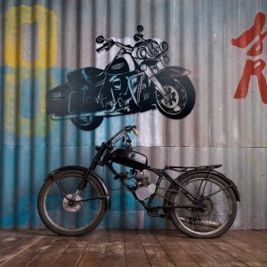 Herley Davidson Touring Metal Art Motorcycle Sign Laser Cut Metal Signs Mancave Decor