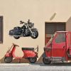 Herley Davidson Touring Metal Art Motorcycle Sign Laser Cut Metal Signs Mancave Decor 3