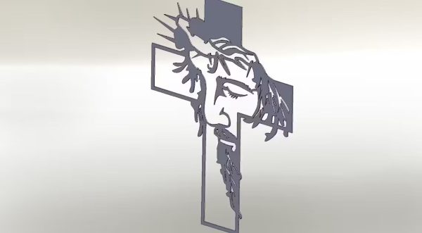 Jesus Cross Faith Wall Decor Custom Laser Cut Metal Signs