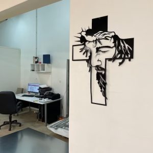 Jesus Cross Faith Wall Decor Custom Laser Cut Metal Signs 3