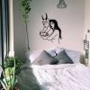 Lesbian Couple Wall Art Devil Lesbian Line Metal Bedroom Decor 4