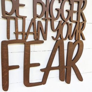 Let Your Faith Be Bigger Than Your Fear Metal Wall Art Faith Sign Laser Cut Metal Signs Decor Home 3