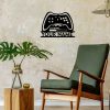 Loading Game Control Metal Art Personalized Gamer Name Sign Gaming Room Decoration 5
