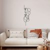 Metal Wall Decor Gay Love Line Home Decoration Minimalist Art 1