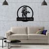 Personalized Metal Electrical Lineman Sign Custom Name Sign Lineman Gifts for Dad 2