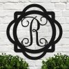 Personalized Monogram Initial Metal Sign Personlized Family Name Sign Wall Home Outdoor Decoration 1