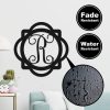 Personalized Monogram Initial Metal Sign Personlized Family Name Sign Wall Home Outdoor Decoration 4