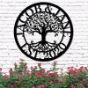 Personalized Tree Of Life Family Name Sign Monogram Wall Decor Family Established Sign 1