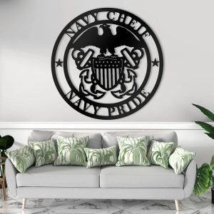 Personalized US Marine Metal Sign USMC American Eagle Gift for Veteran 3