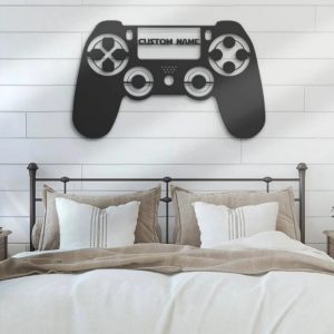 Personalized Video Game Room Sign Custom Gamer Name Sign Gifts for Gamer