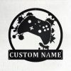 Personalized video Game controller Metal Art Custom Gamer Name Sign Gaming Room Decoration 1