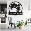 Personalized video Game controller Metal Art Custom Gamer Name Sign Gaming Room Decoration 2