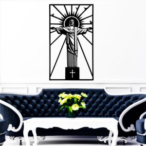 Religious Jesus Metal Wall Art God Sign Christian Gifts Laser Cut Metal Signs Home Decor 2