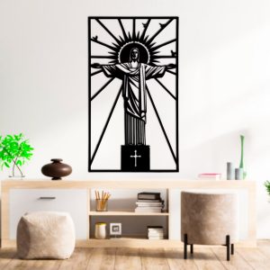 Religious Jesus Metal Wall Art God Sign Christian Gifts Laser Cut Metal Signs Home Decor 3