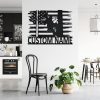 US Lineman Metal Art Personalized Metal Name Signs Decor Home Lineman Gifts for Dad 2