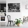 US Motorcycle Metal Wall Art Personalized Metal Name Signs Gifts for Biker Garage Decor 3